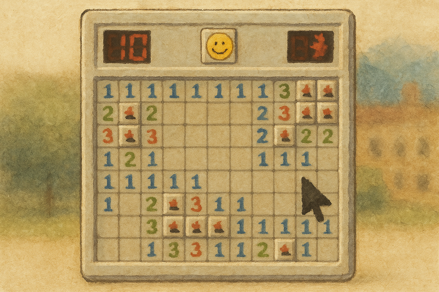 Deterministic Minesweeper